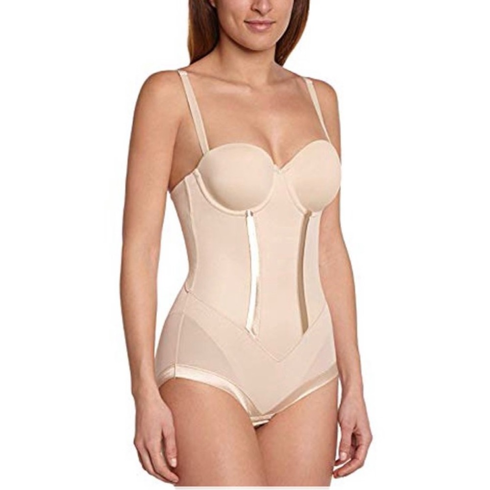 Maidenform Women's Body Shaper With Built-In Bra & Anti-Static Shapewear Sz 40D